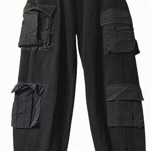 Garage black jogger cargo pants